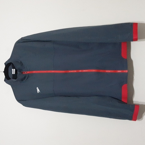 Speedo Male Tech Warm Up Jacket windbreaker men XXL/TTG gray outdoor hiking cozy - Picture 10 of 11